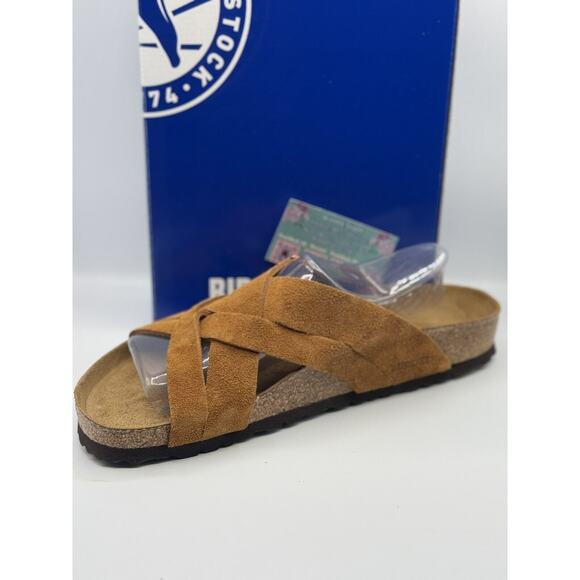 BIRKENSTOCK Men\'s Lugano‎ Suede Sandals - Size 13 main image 5